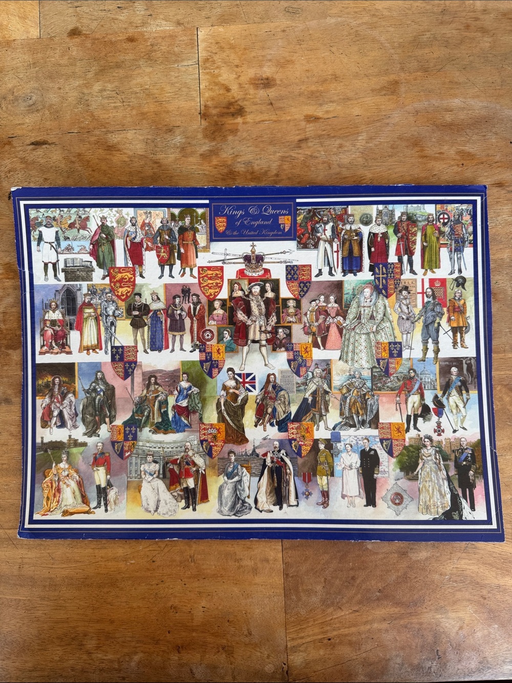 Kings & Queens of England the UK 1000 Pc Puzzle Citadel *Used w/out box
